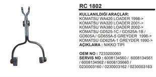 Marş Çatalı Nikko Komatsu WA420 320 380 GD525 625 | REMARK RC1802