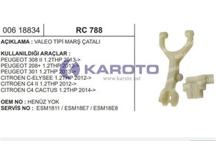Marş Çatalı Peugeot 308 208 301 C-elysee Citro | Ith Rc788