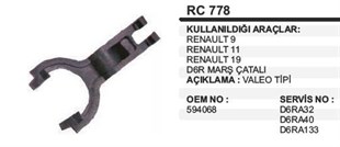 Marş Çatalı Valeo Tip R9 R11 R19 D6r | Ith Rc778