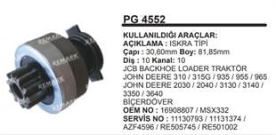 Marş Dişlisi 10DİŞ Iskra Jcb Valtra Johndeere | REMARK PG4552