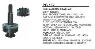Marş Dişlisi 11DİŞ Delco 39MT Profesyonel Mixer Mil Çapı 25mm | REMARK PG182
