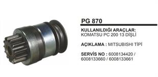 Marş Dişlisi 13DİŞ Mitsubishi Komatsu PC200 | REMARK PG870