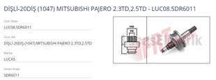 Marş Dişlisi 20diş Mıtsubıshı Pajero | Lucas Sdr6011