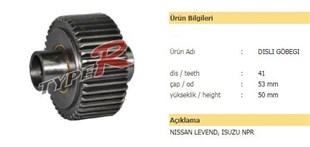 Marş Dişlisi 41diş Göbeği Bmc Nissan Levent 2 Rul-9diş Sd4013 Form-61225 | Ith Md12x9000
