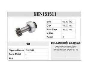 Marş Dişlisi 9diş Land Rover Dıscovery Ranger Rover Sport Dsn944 Land Rover Dıscovery Iıı | Ith Md151511