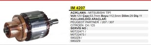 Marş Kollektörü 12V 11DİŞ Peugeot Citroen Berlingo | MARTEK IM4207