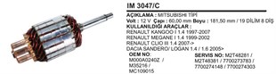 Marş Kollektörü 12v Clio Megane Logan-60-182-8 (freze Yönüne Dikkat) | Ith Im3047c