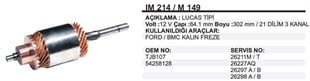 Marş Kollektörü 12v Ford/bmc Kalın Freze (128) | Ith Im214