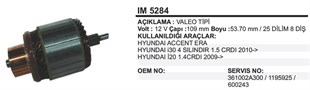Marş Kollektörü 12v Hyundai Accent Era İ20 İ30-53,5*109*8--ım5284 | Ith Im5284
