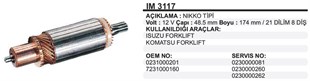 Marş Kollektörü 12v Komats-ısuzu-48.6x174x8-ım3117 | Ith Im3117