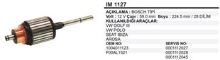 Marş Kollektörü 12v Vw Golf Ibıza 59-225-10 | Ith Im1127