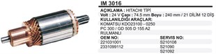 Marş Kollektörü 24v Komatsu-ısuzu 74.5x240x12 | Ith Im3016