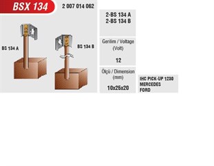 Marş Kömürü 12v Bosch Tip Mercedes | Mega Bsx134