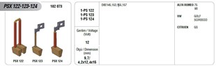 Marş Kömürü 12v Valeo Tıpı Alfa Romeo 75 Vw Golf Scırocco Cıtroen Gs Yenı Urun | Mega Psx122-123-124