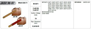 Marş Kömürü-l200 H100-em Canter Kömür 6.8x18x18 -jasx 96-97--98-99k | Mega Jasx96/97