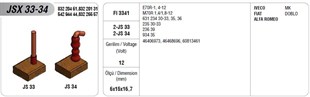 Marş Kömürü Marelli Tip-jsx-33-34- 6x15x6.5 | Mega Jsx33/34