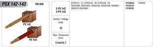 Marş Kömürü Psx 142/143 D7r--- Kısa Kablolu-- | Mega Psx142/143