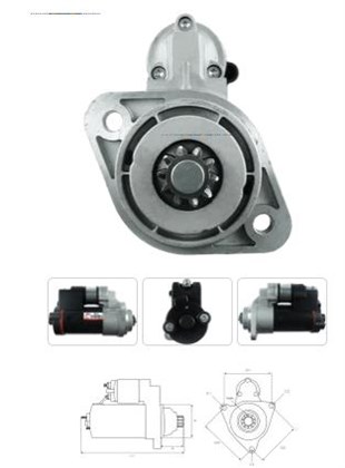 Marş Motoru 12v 10diş Johndere Atlas Copco Clark Skıd Steer Loader | Pluslıne F002g20658