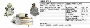 Marş Motoru 12V 11DİŞ Ford Focus Cmax | REMARK STR5505