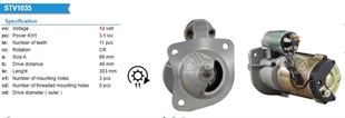 Marş Motoru 12v 11diş Volvo Penta Marin | Ith Strbrd1130016