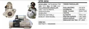Marş Motoru 12v 12diş Volvo Penta Perkins Jcb Bobcat Ym Ishıkawajıma Shıbaura Jeneratör Forkklift Bobcat Penta Jcb Perkıns | Bypart Umm3359