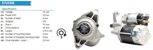 Marş Motoru 12v 9diş Honda Cıvıc Denso Tip Crx 1.5 | Unıp Str3602