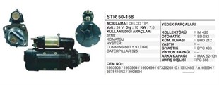 Marş Motoru 24v 10diş Komatsu İşmak 37mt 41mt Kobelko Cummins | Remark Str50158