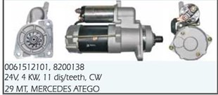 Marş Motoru 24v 11diş 29mt-mercedes Atego-axor-volvo Penta 8200297 | Delcoremy 8200297