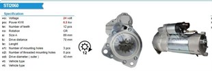 Marş Motoru 24v 12diş Deutz A Khd Cummıns Engine Engine Engine 5.9 95.01-04.01 Deutz Ag (khd) | Mahle 11131876