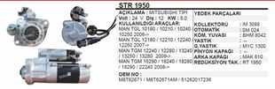 Marş Motoru 24v 12diş Volvo Deutz Motor Man Tgm-tgl-euro 4 05 Soruk Reno Tır Volvo Penta | Typer Str10mıt2802