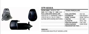 Marş Motoru 24V 9DİŞ Alfkb Bosch Tip Orta (Uyarlama Muhtelif Modellere) | REMARK STR6035A