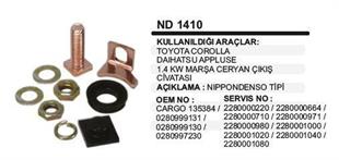 Marş Otomatiği Tamir Takımı Komatsu Mazda 1.4kw | Remark Nd1410