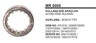 Marş Rulmanı Alfkb F91916 2000910005 | Remark Mr005