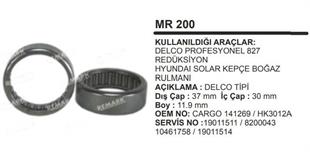 Marş Rulmanı Delco Profesyonel 827 Redüksiyon Boğaz Hyudai Solar Kepçe Bogaz Rulmanı | REMARK MR200
