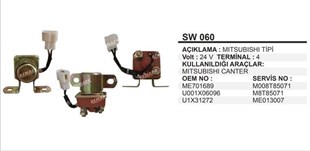 Marş Yardımcı Ara Otomatiği 24v 180a Mıtsubıshı Canter Ford Cargo Bmc Fatih | Remark Sw060