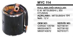 Marş Yastığı 12v H100 L200 Em 76,5*76*85 Myc114 | Pars Myc114