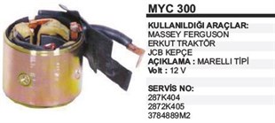 Marş Yastığı 12v (kömür Yuvalı) Jcb Perkins Mf Erkunt Ducato 89*66*75 Myc300 | Ith Mymyc300