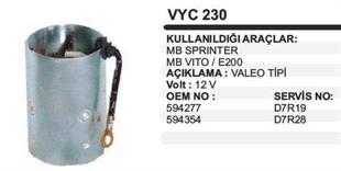 Marş Yastığı 12v Mb.vito D7r Valtip 76*114.5 Sprinter Vito E200 Hyundai Tata Kamyonet | Schenna Vyc230