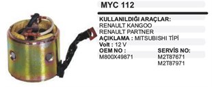 Marş Yastığı 12v Pejo Partner Kango 76*63*72 | Martek Myc112