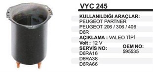 Marş Yastığı 12v Peugeot Mıknatıslı 63-90 Vyc245 | Ith Myvyc245