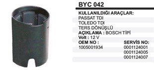 Marş Yastığı 12v Vw.passat.mıknat Ters Dönüşlü 74.98 | Ith Mybyc042