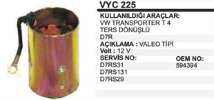 Marş Yastığı 12v Vw Transporter Ters 76x114.5 | Ith Myvyc225