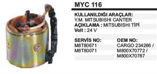 Marş Yastığı 24v Canter Ym 76,5*62*71 Myc116 | Ldp Myc116