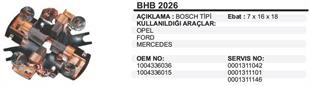 Kömür Yuvası Jeep Opel Ford Mercedes Benz (7x16x18) | MARTEK BHB2026