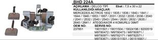 Kömür Yuvası Mercedes Axor Atego 39MT BHD224A | MARTEK BHD224A