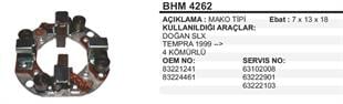 Kömür Yuvası Mako Tip Tofaş Slx | MARTEK BHM4262