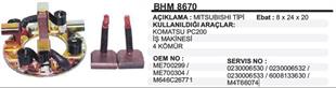 Kömür Yuvası Komatsu PC-200-HİNO İş Makinası Komatsu PC200 İş Makinesi Hitachi İş Makinası | MARTEK BHM8670