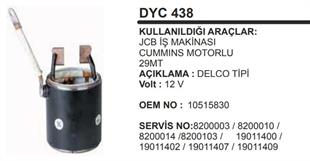 Marş Yastığı 12V Bmc Jcb İş Makinas 29MT Cummins | MARTEK DYC438