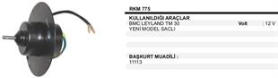 Kalorifer Motoru 12V Bmc Levent TM30 Minibüs Çift Devir TM30 | MARTEK RKM775