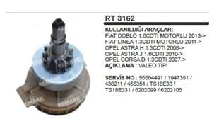 Rediktör Takımı 10DİŞ Dişlili TS18E Opel Astra H J Corsa D Fiat Doblo Linea | MARTEK RT3162